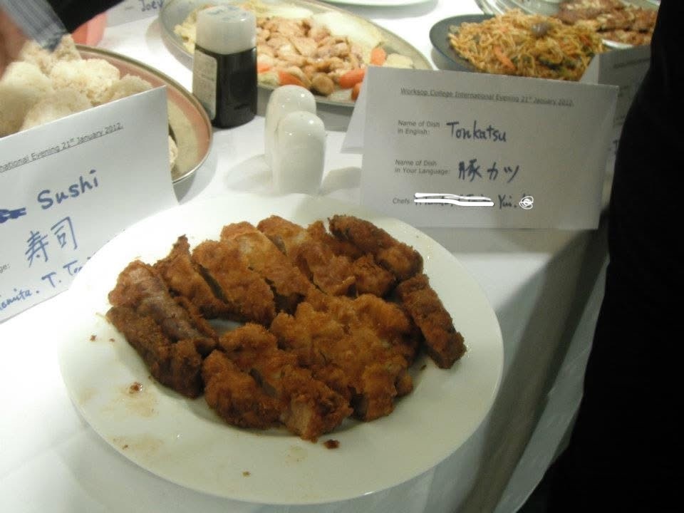 日本人チームが作ったトンカツ