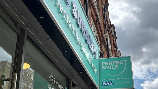 NHSを使って治療ができる街中の歯医者