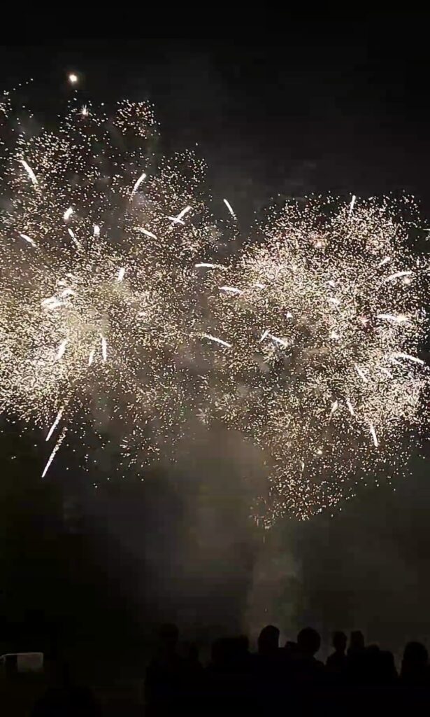 Concord Collegeで毎年Bonfire Nightで打ち上げられる花火