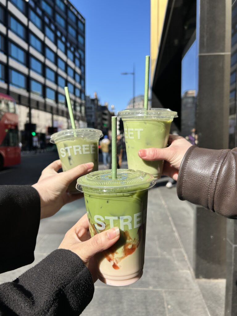 Blank Streetにある抹茶飲料