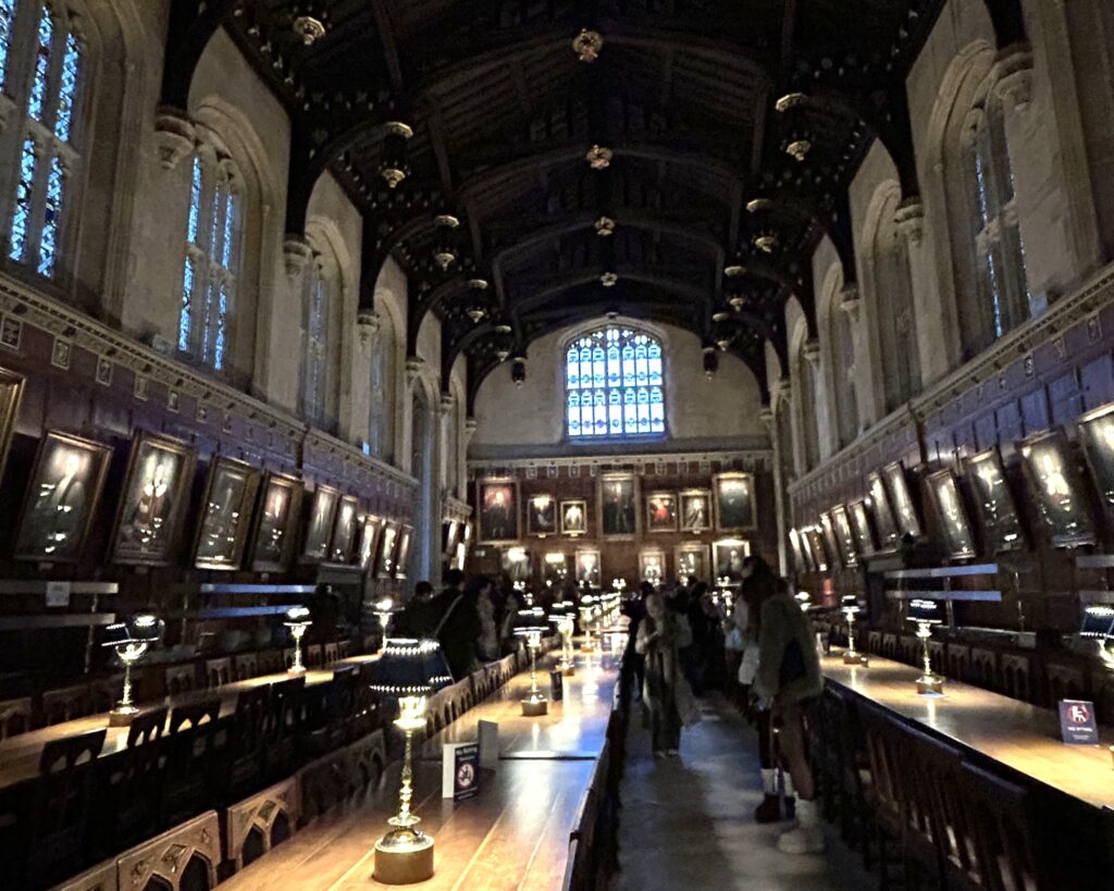 Christ Church Collegeの大食堂