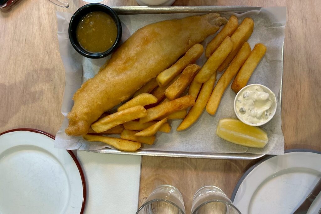 Brightonで食べたFish and Chips