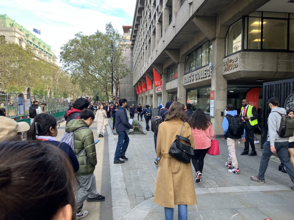 リベラルアーツの授業が行われたキングスカレッジロンドンのStrand Campus