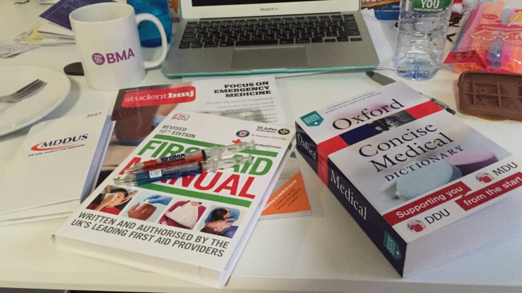 入学したときにもらったgoody bagに入っていたもの