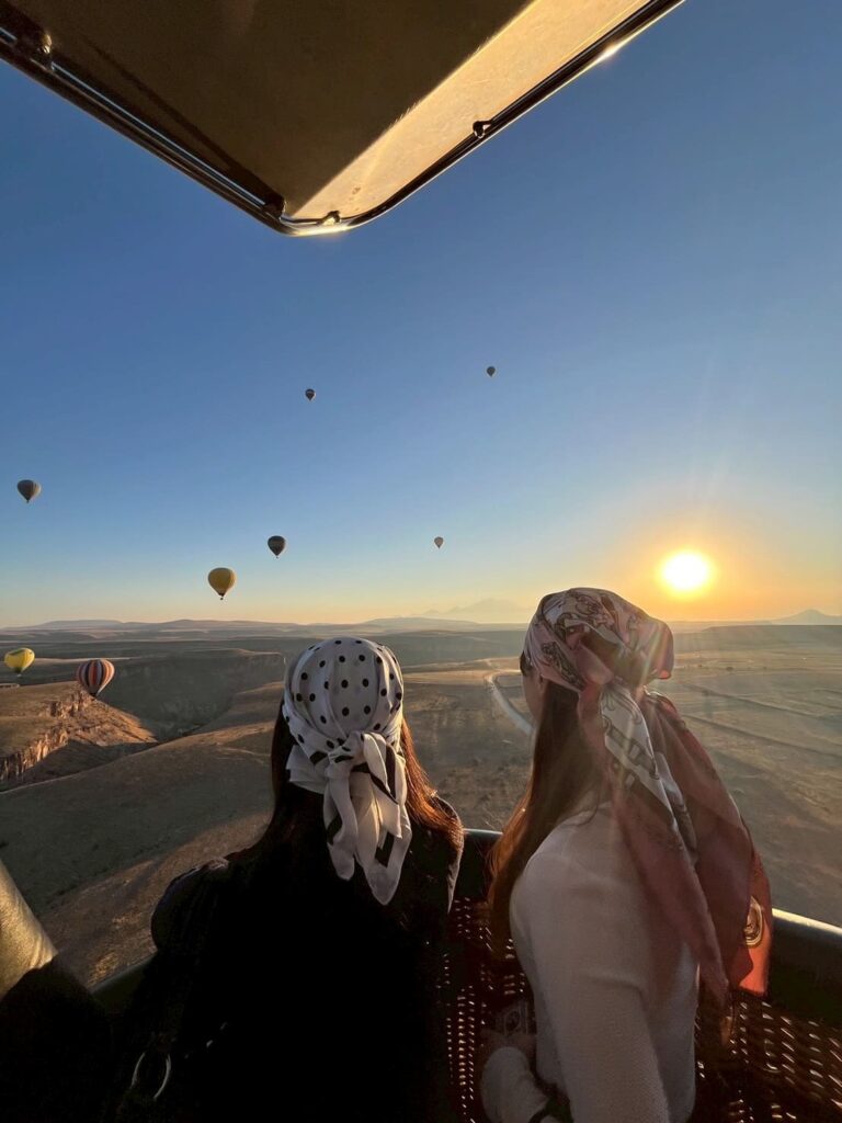 気球から見た景色