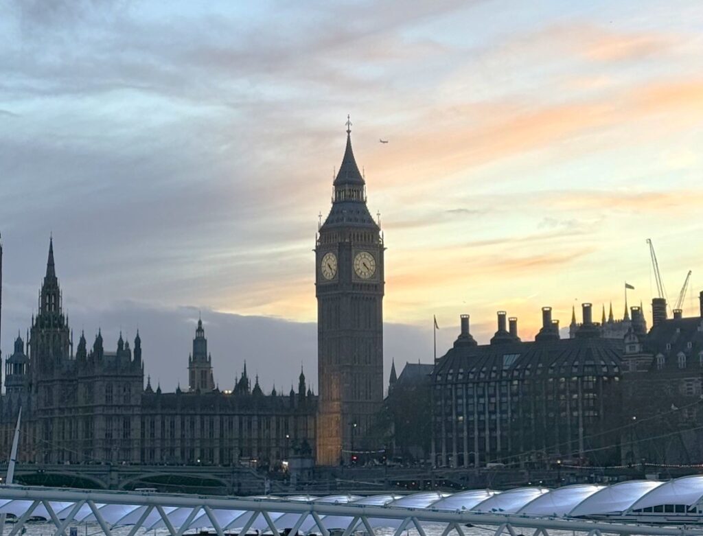 キングスカレッジロンドンのキャンパスがあるロンドンの景色