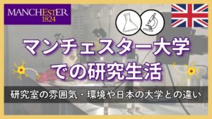マンチェスター大学で神経科学を研究!研究室の雰囲気や日本との違い【交換留学レポ】